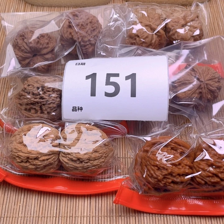 文玩核桃把件151号6对带练手蛙