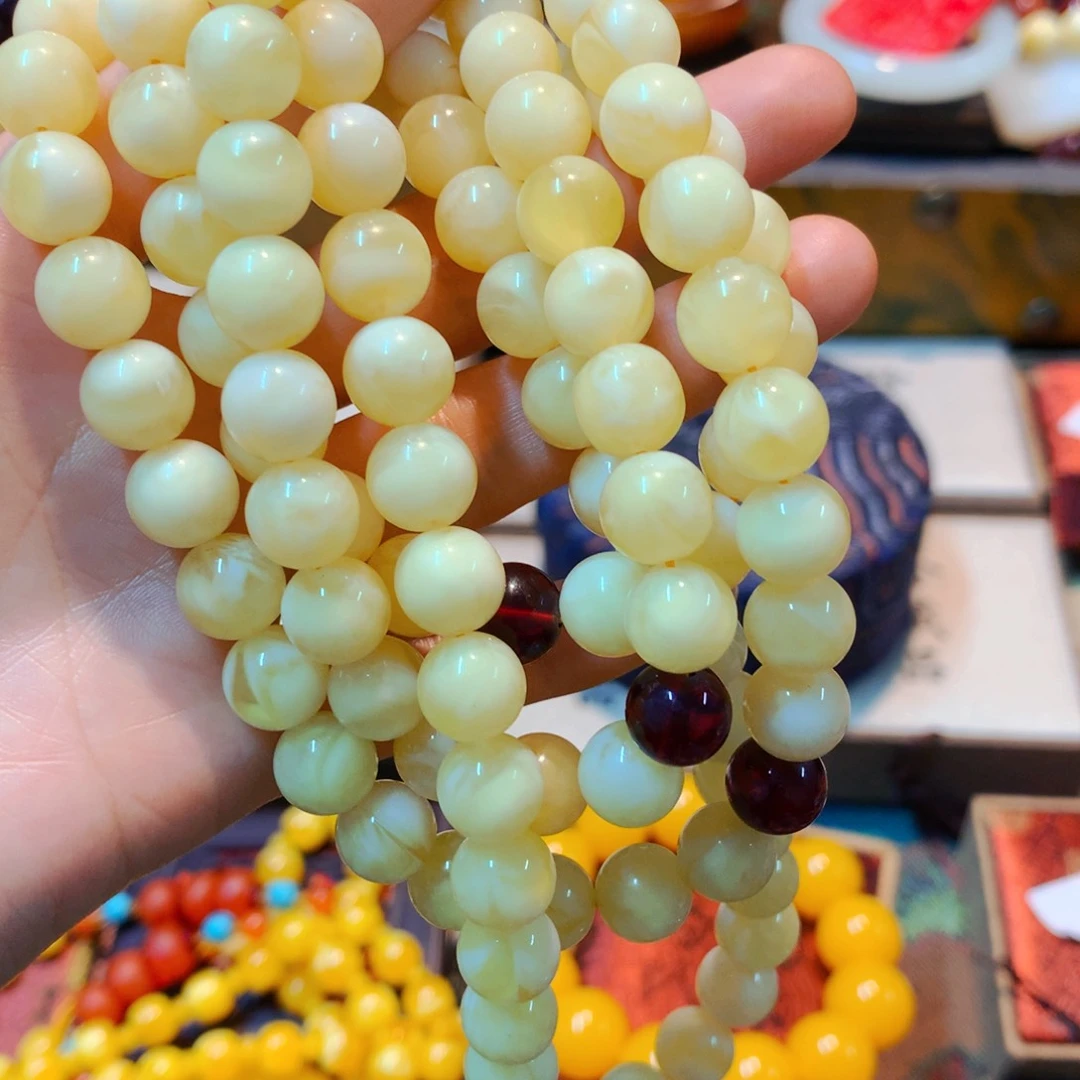 蜜蜡颈饰未镶嵌噢噢哦噢哦噢哦噢哦喔