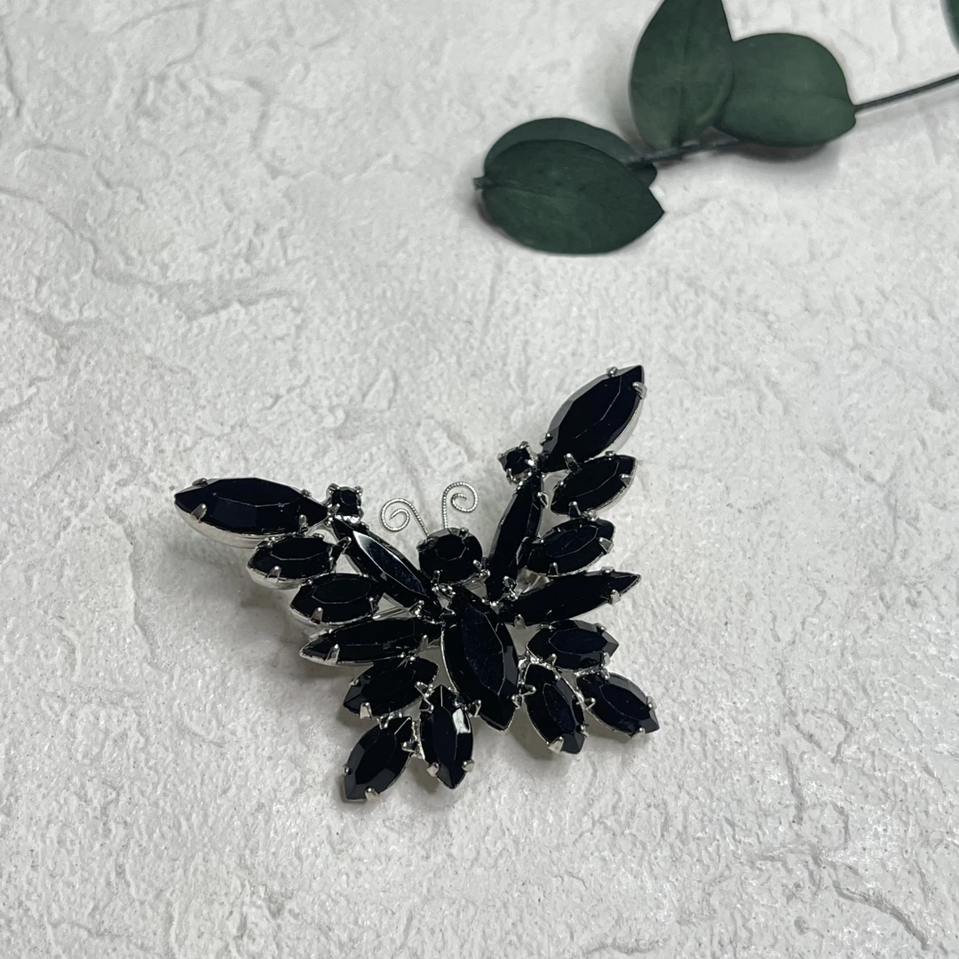 铜合金琉璃胸针 【六六中古】孤品复古胸针th4908