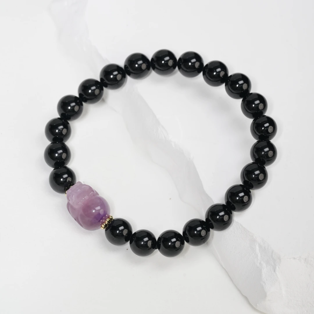 【普陀山欢喜】碧玺DIY手串约8mm（发货多样性一件）K22053