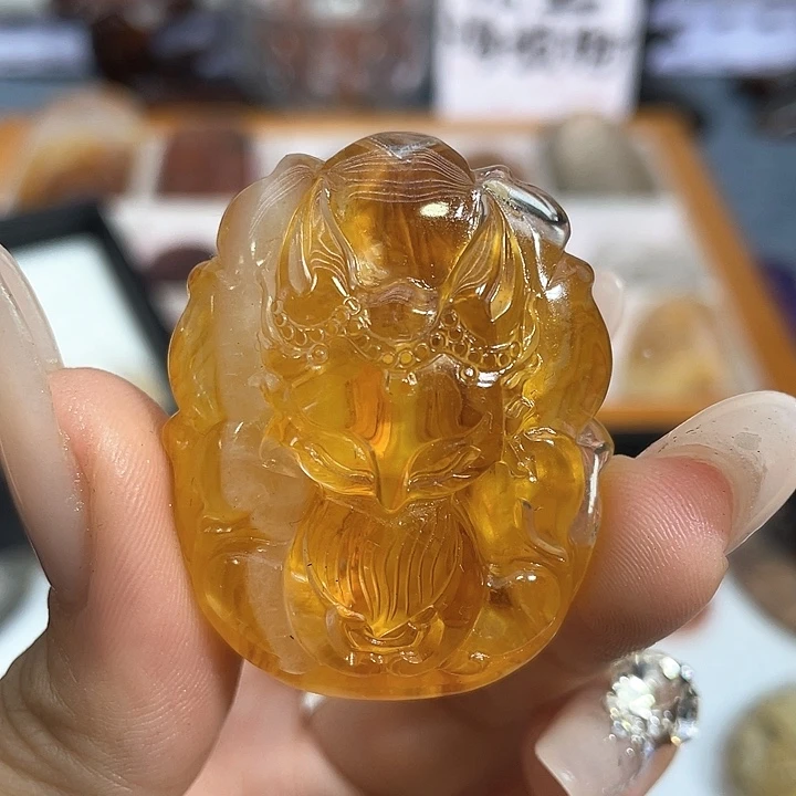 颈饰未镶嵌水晶天然水晶