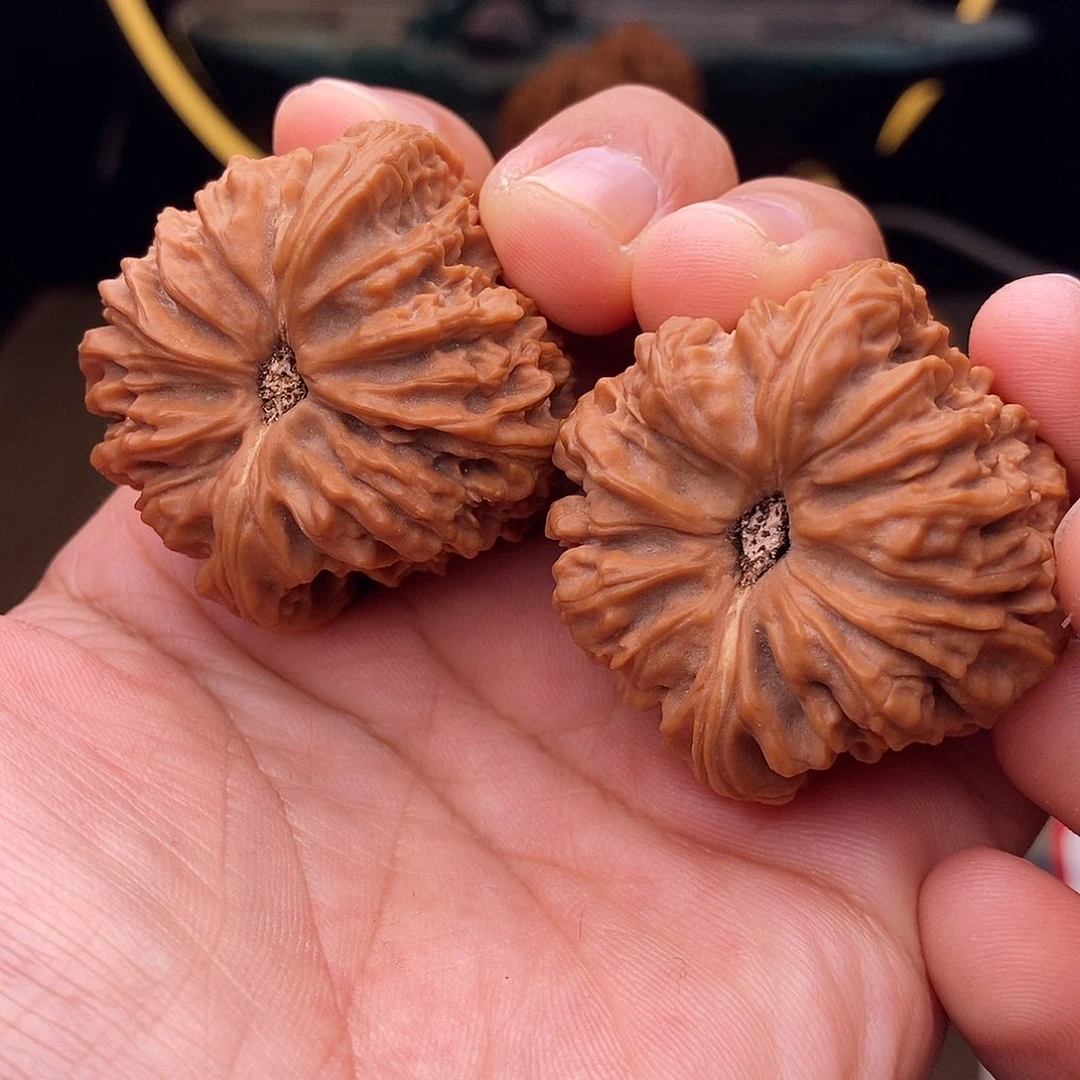 把件文玩核桃赤月金麟