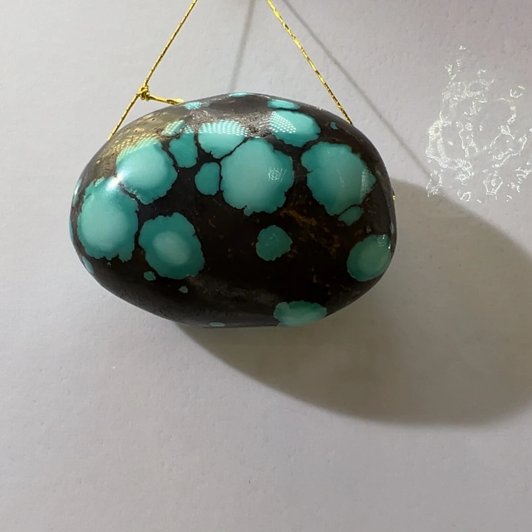 绿松石未镶嵌挂件