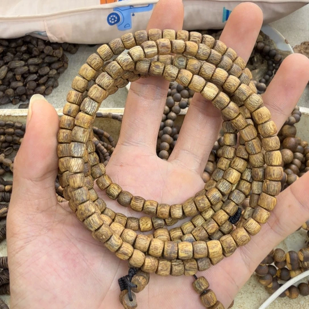 沉香碎屑沉香多圈0.6白棋16克多样性发一