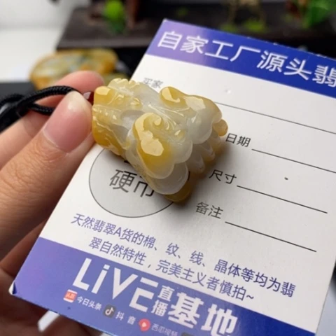 翡翠未镶嵌颈饰命**定翡翠