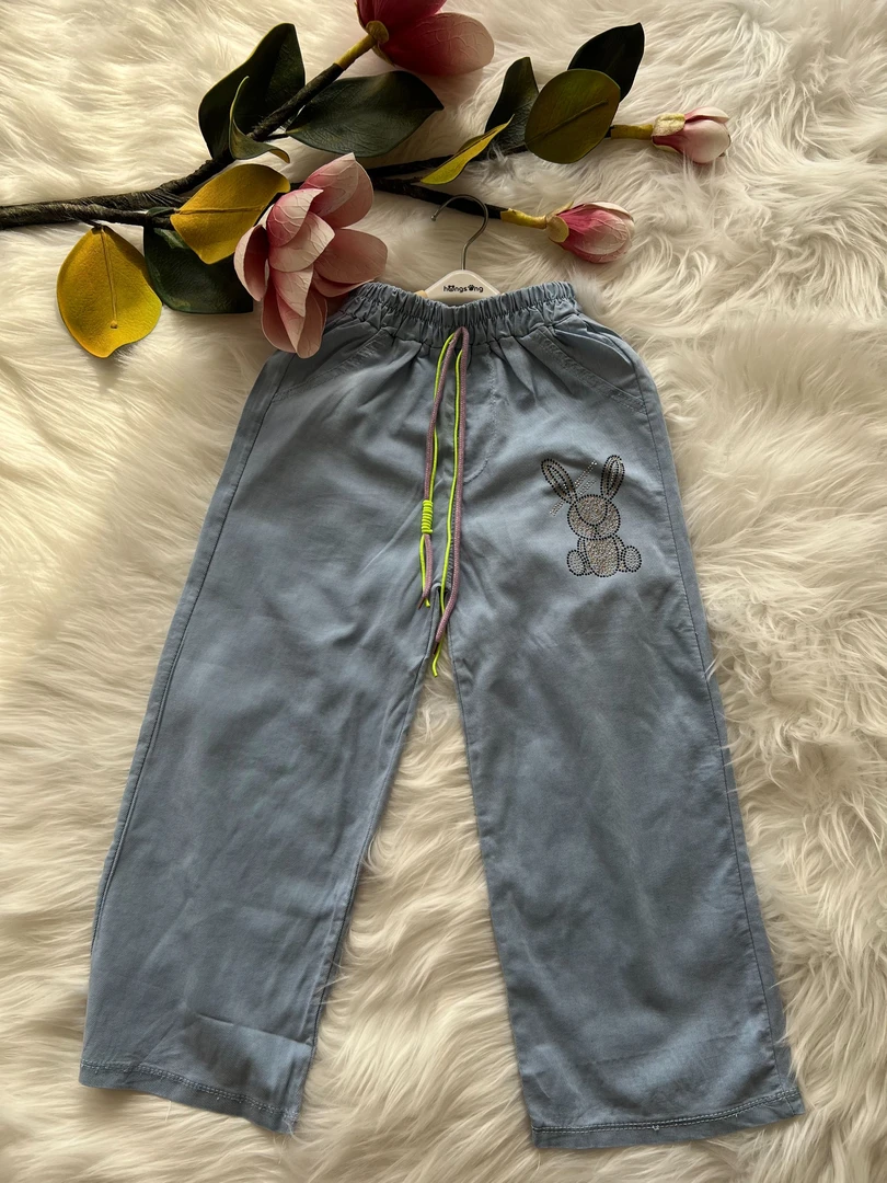 2025时尚百搭潮流童装男女同款牛奶丝【浅牛仔裤】