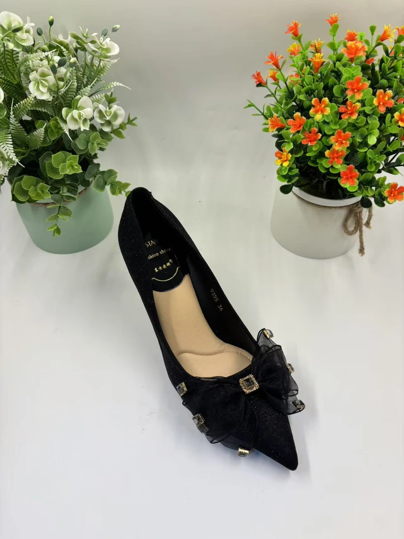 9-35  仙女风尖头细跟高跟鞋秋季跟鞋百搭女士欧若智性风