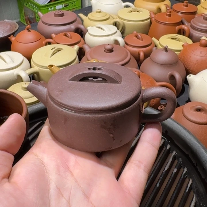 茶壶紫砂底槽清汉瓦120cc