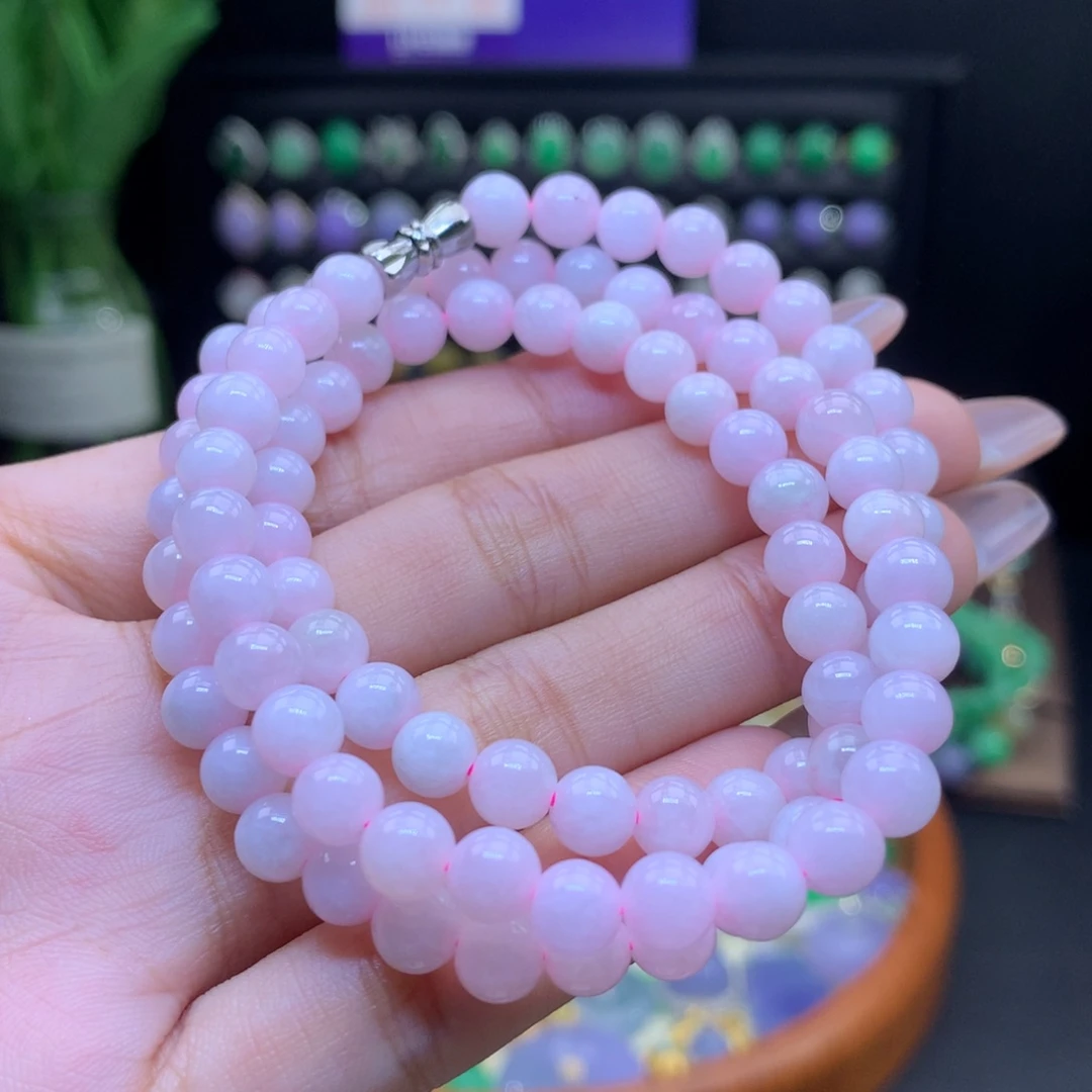 翡翠未镶嵌颈饰天然