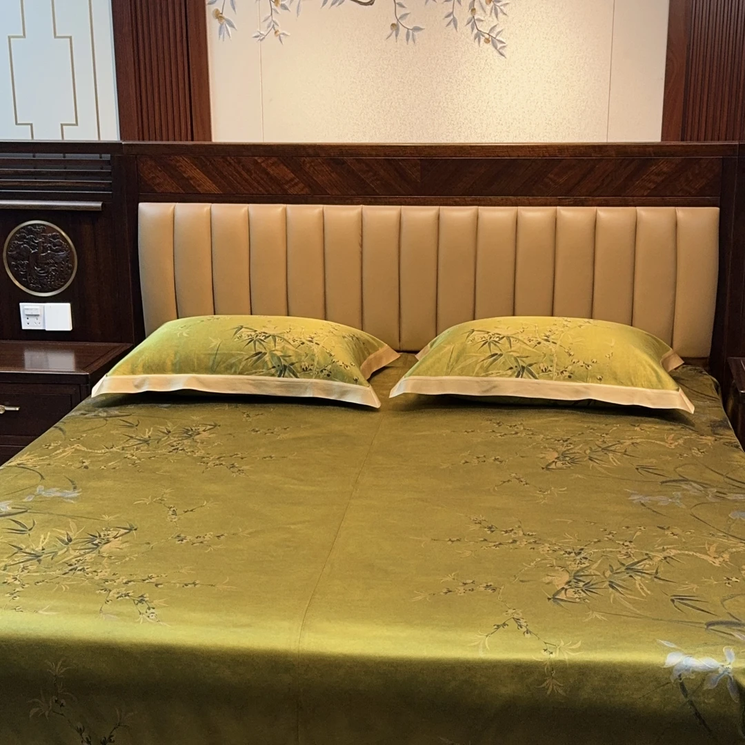 香云纱床单被套多件套Y00555