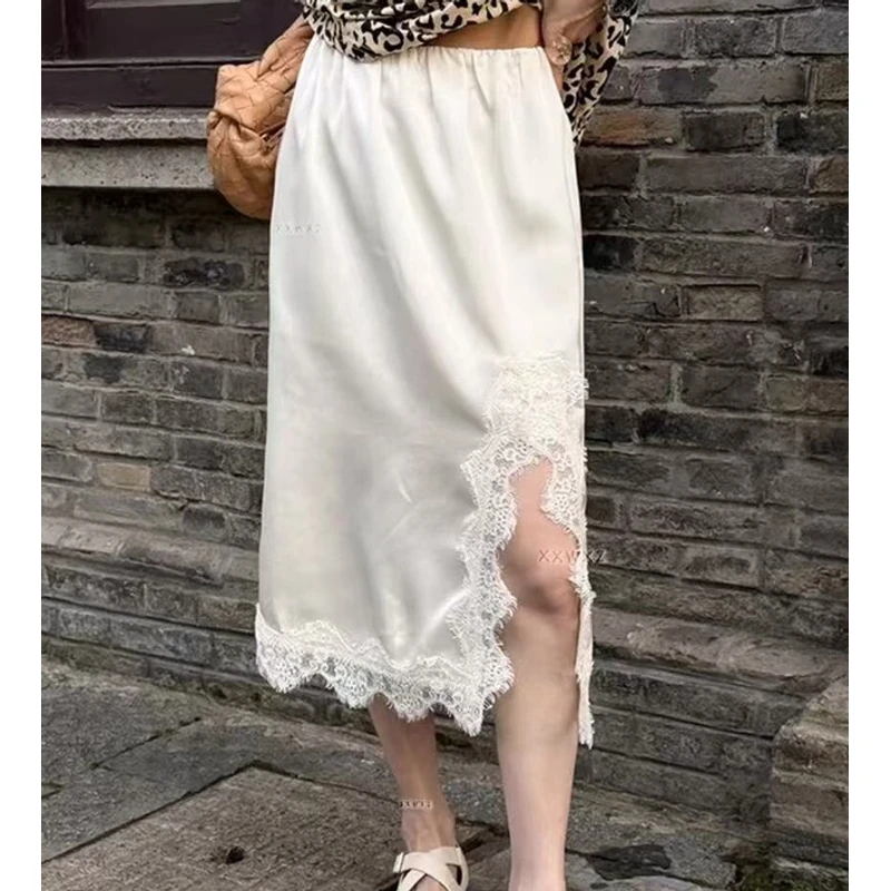 6577【PINGJIE】2025高货半裙）韩版时尚休闲潮流舒适百搭洋气裙子