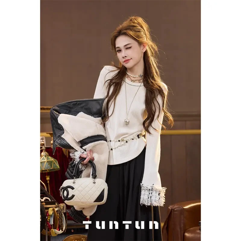 10月26号上新【袖色可餐 杏色】T恤