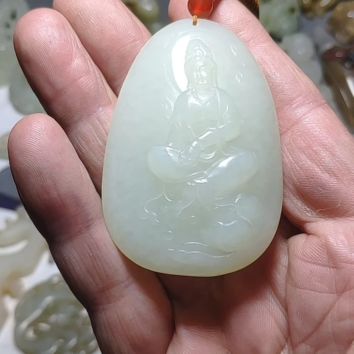 和田玉颈饰未镶嵌我**生