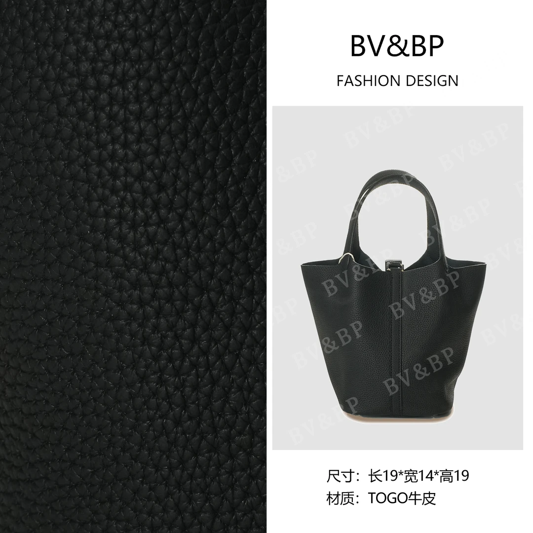 BV&BP· 原创设计 真皮高定手提单肩包  BV18-黑色