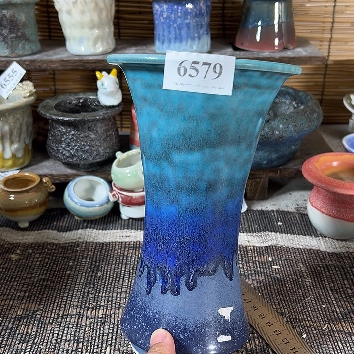 口12高20 手工花盆满30包邮