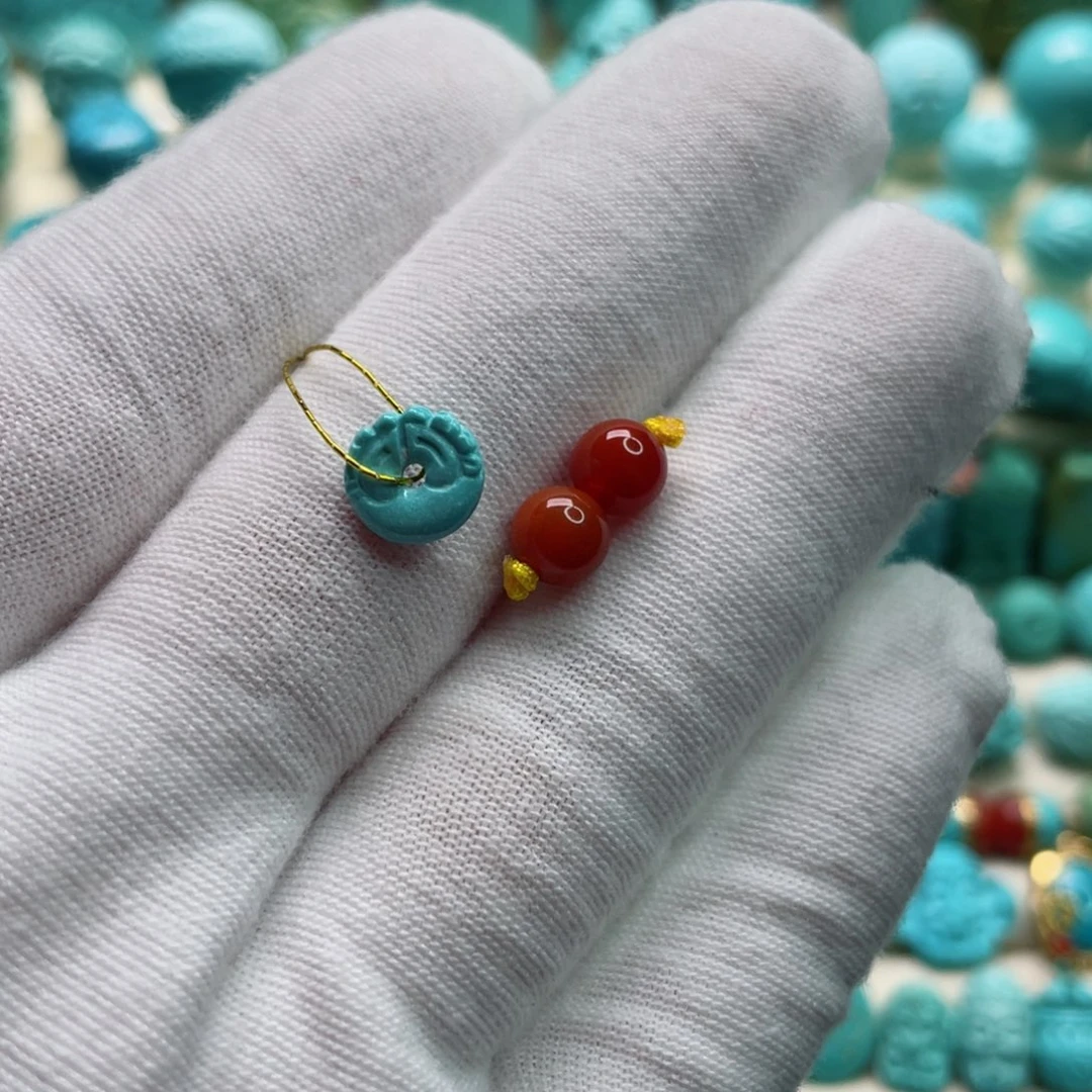 南红玛瑙颈饰未镶嵌