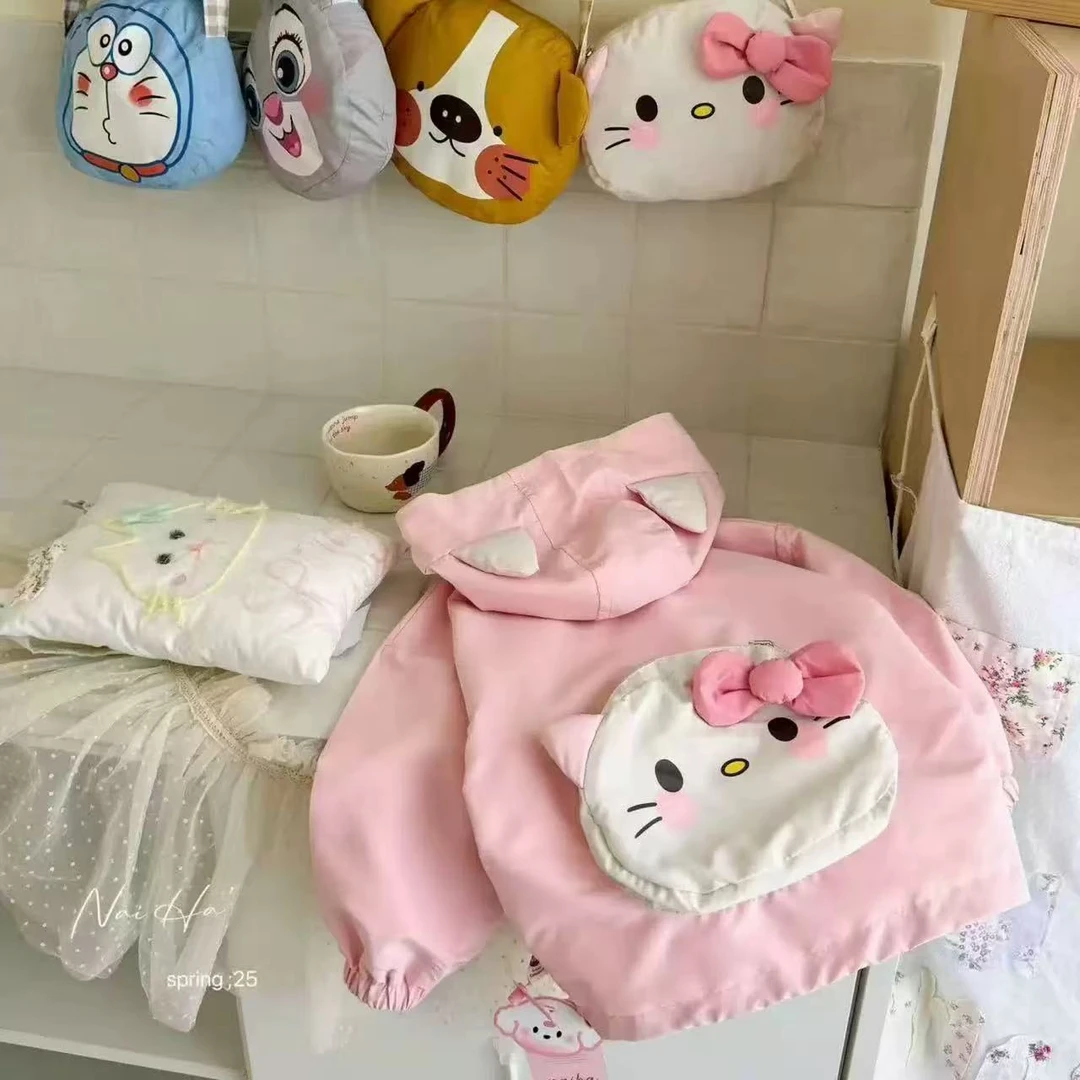 糖玉品牌高货女童外套【小猫咪】6657