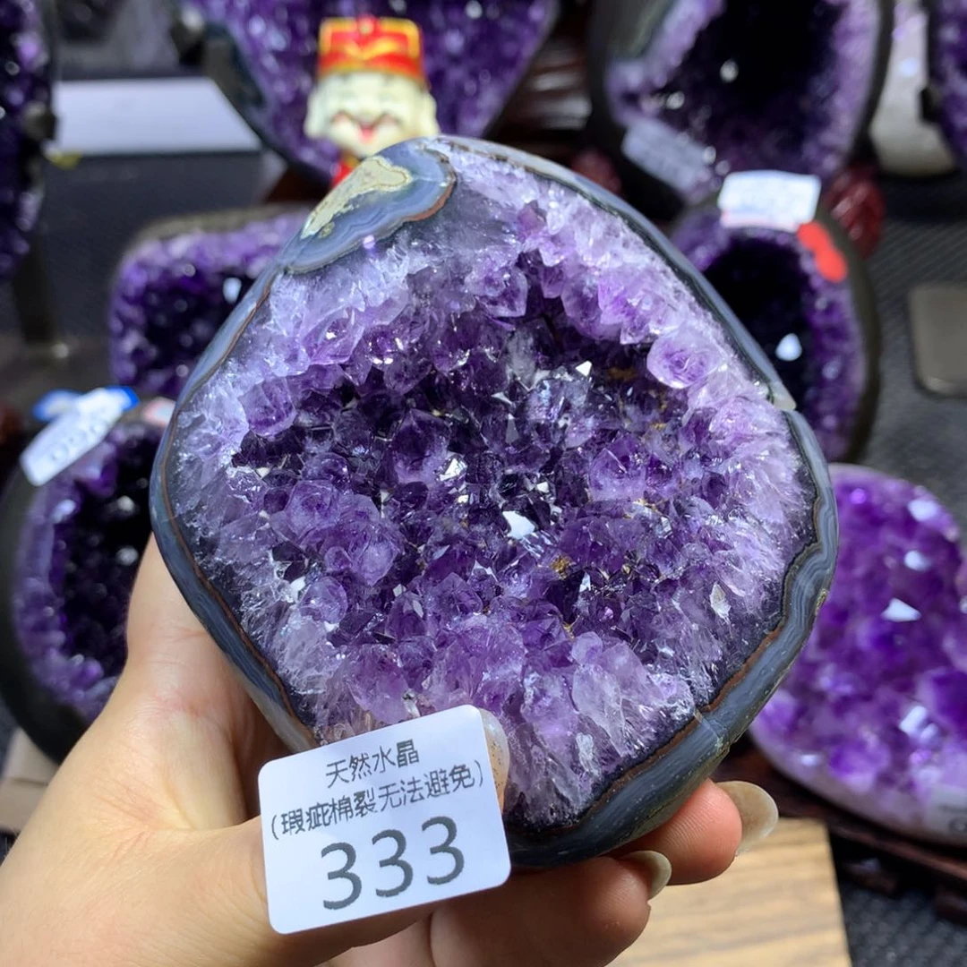 未镶嵌紫晶大型摆件（非配饰）月