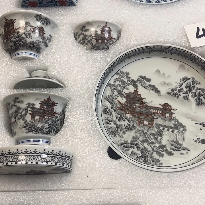 陶瓷景德镇高温陶瓷茶具套组自用款
