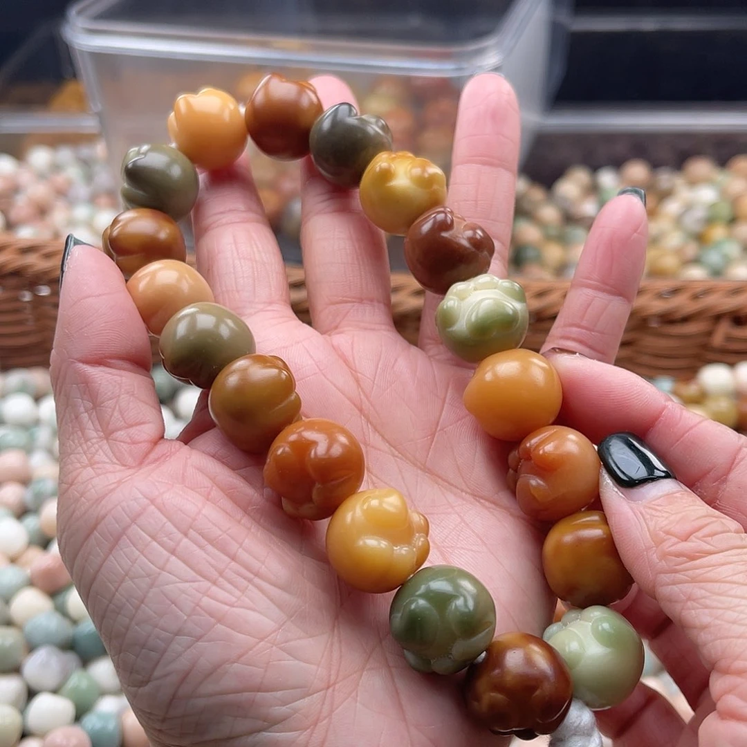 白玉菩提吊坠m****、C/18mm/22颗