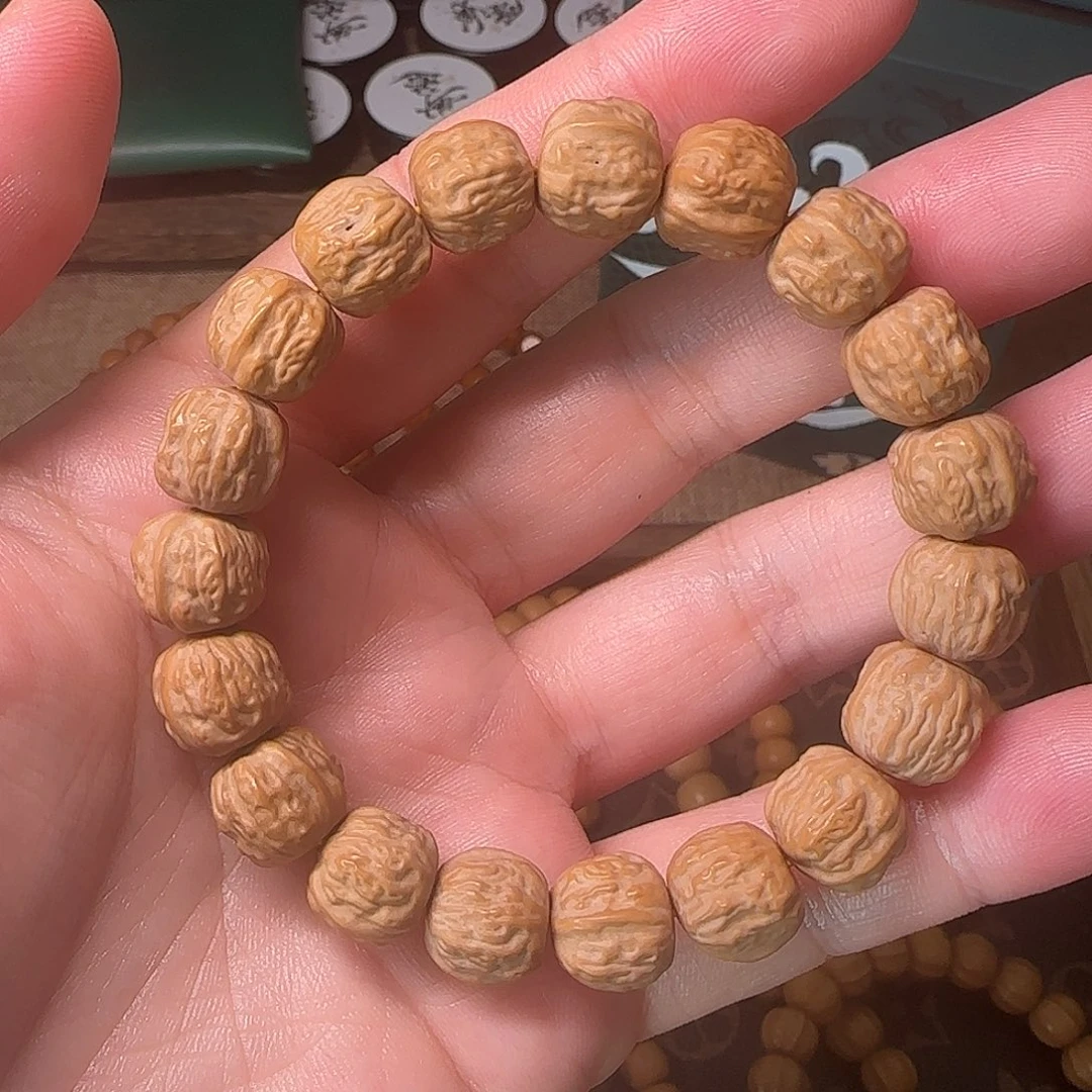 猴头核桃手串猴头禅宗瑕疵体验串