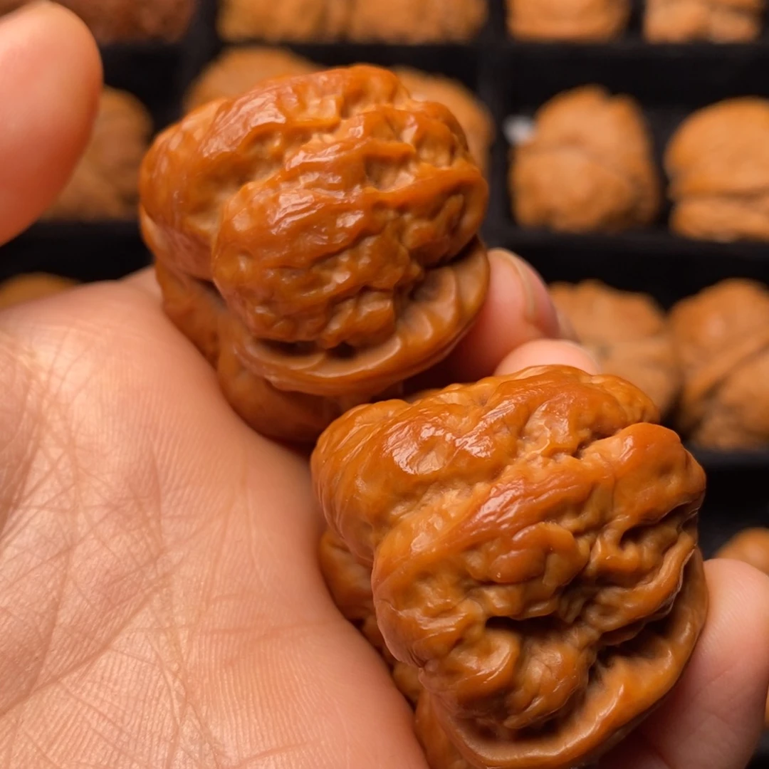 文玩核桃把件秦岭野生核桃