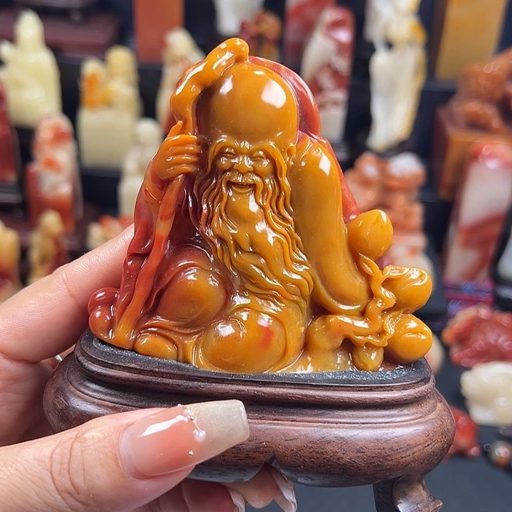 寿山石老性芙蓉石