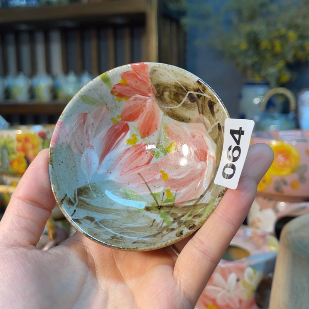 杯素浅陶瓷手工手绘