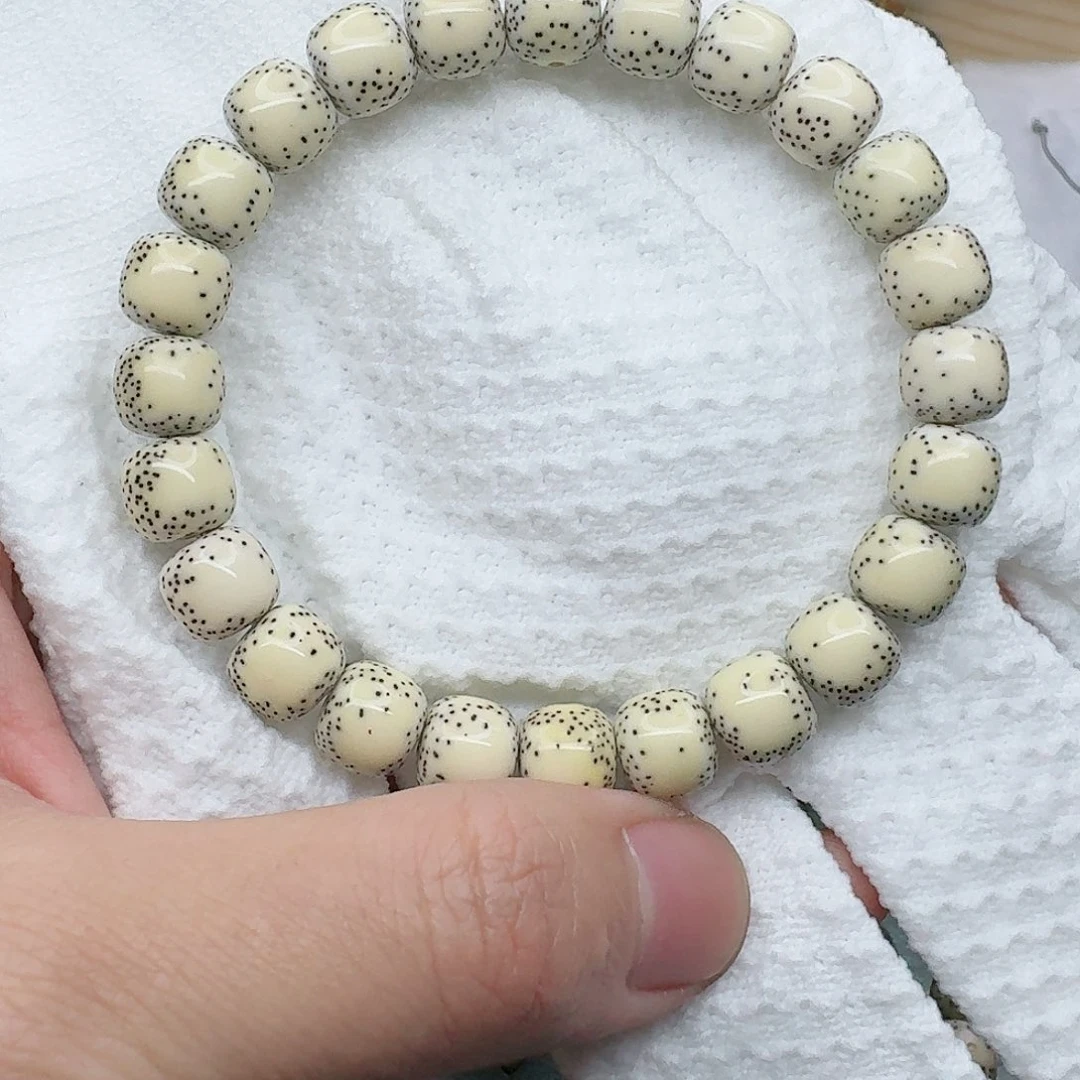 星月菩提手串E***n10x9 大侧白毕业款