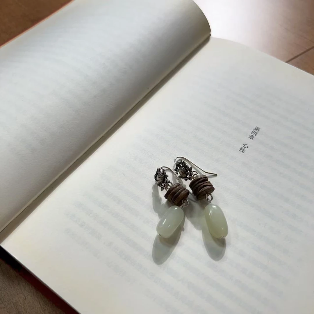 925银耳饰 925莺歌耳环（桃花酒钱）1023