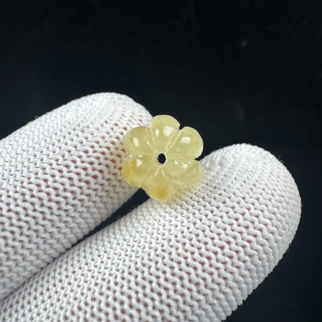 M5253天然原矿蜜蜡南瓜珠12.2*9mm支持复检
