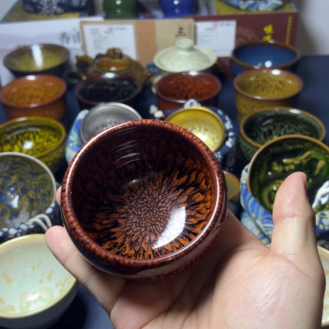 茶盏建阳建盏喝茶主人杯