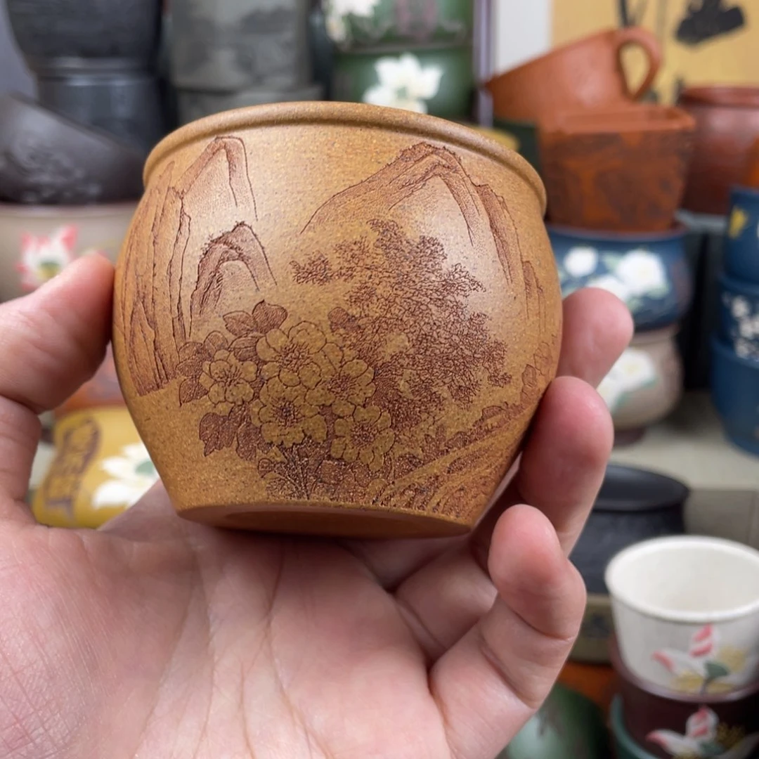 紫砂茶杯紫砂茶杯