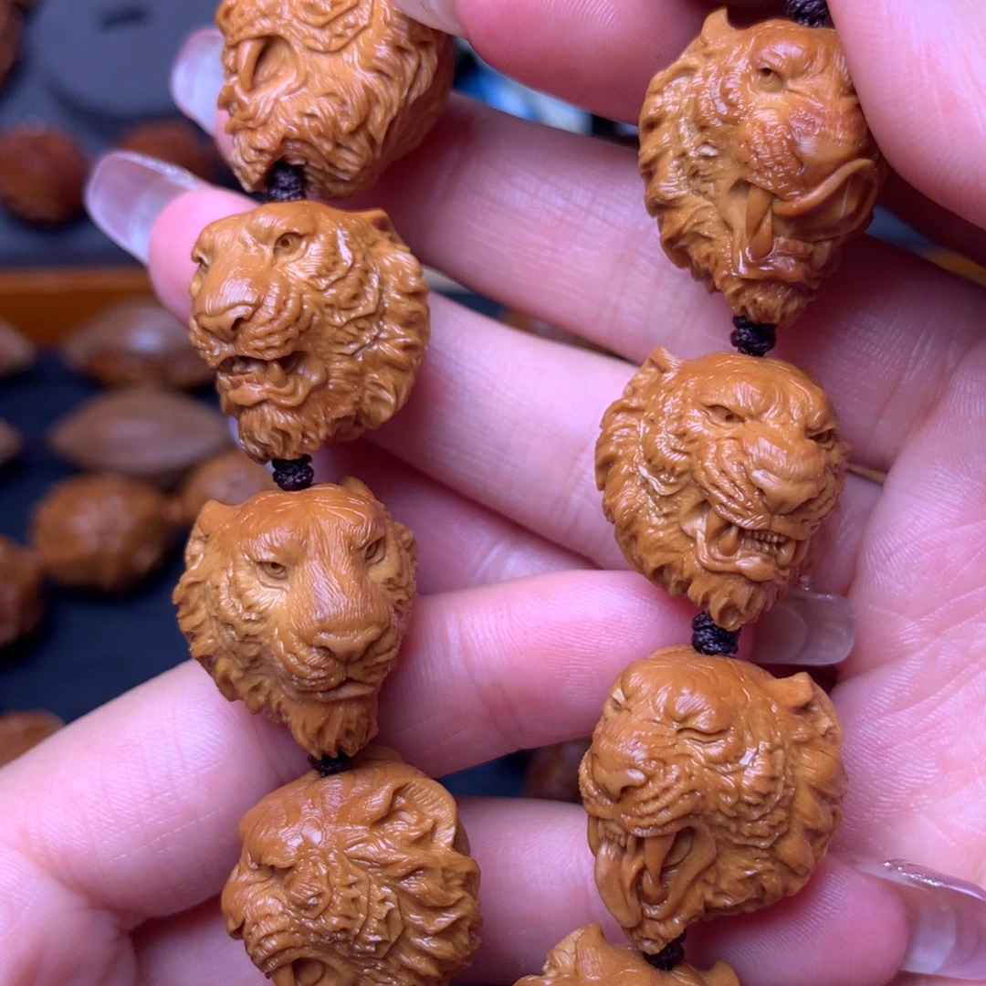 橄榄核手串/手链姚小高老虎头