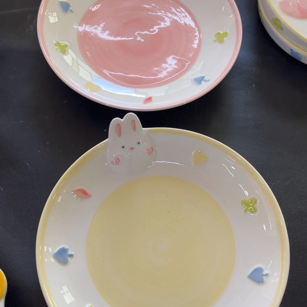 陶摆件高温陶瓷釉下彩正品！