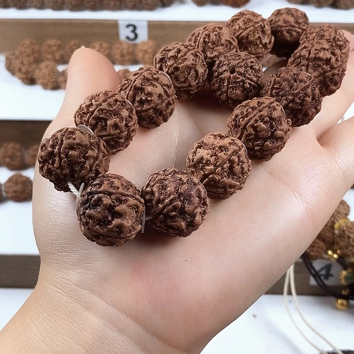 心***生手串金刚菩提原生态老籽门墩龙鳞