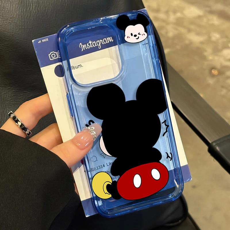 情侣米奇米妮适用iPhone16苹果14_15PROMAX软胶13手机壳1211卡通X