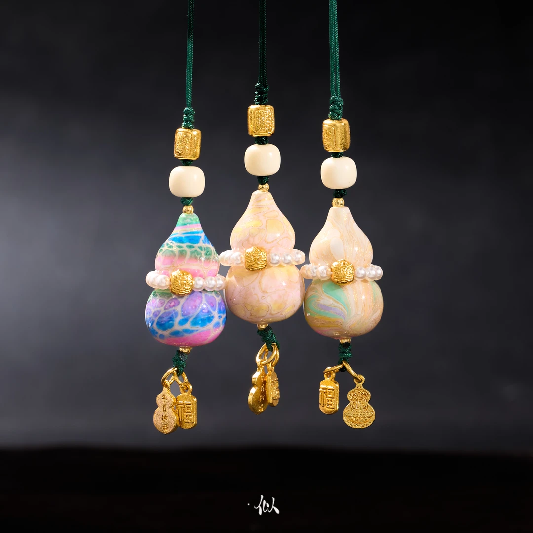 合金吊坠 【福禄】·似梓珠宝· 大漆葫芦 多样性发一  SZCC810390