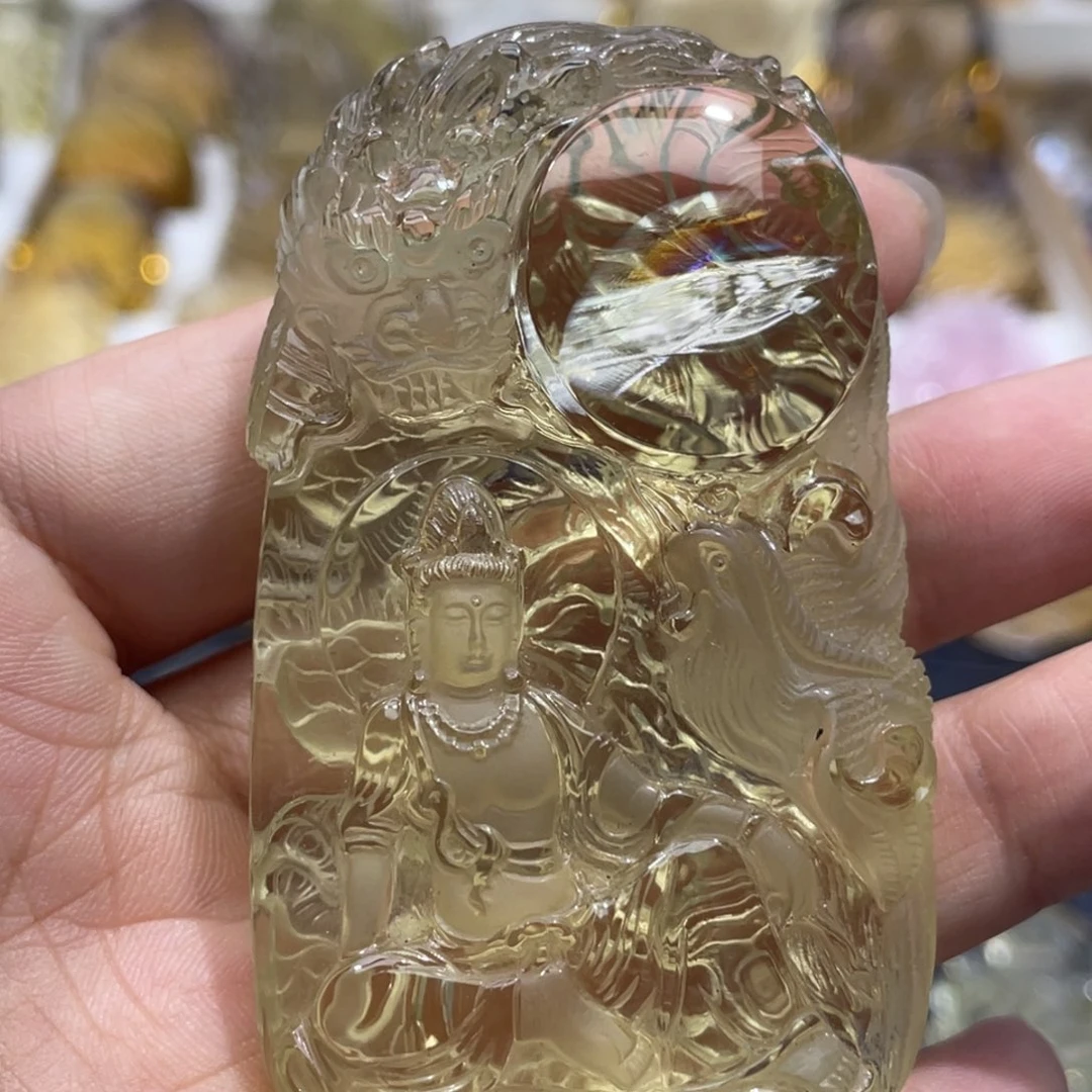 未镶嵌颈饰水晶定制