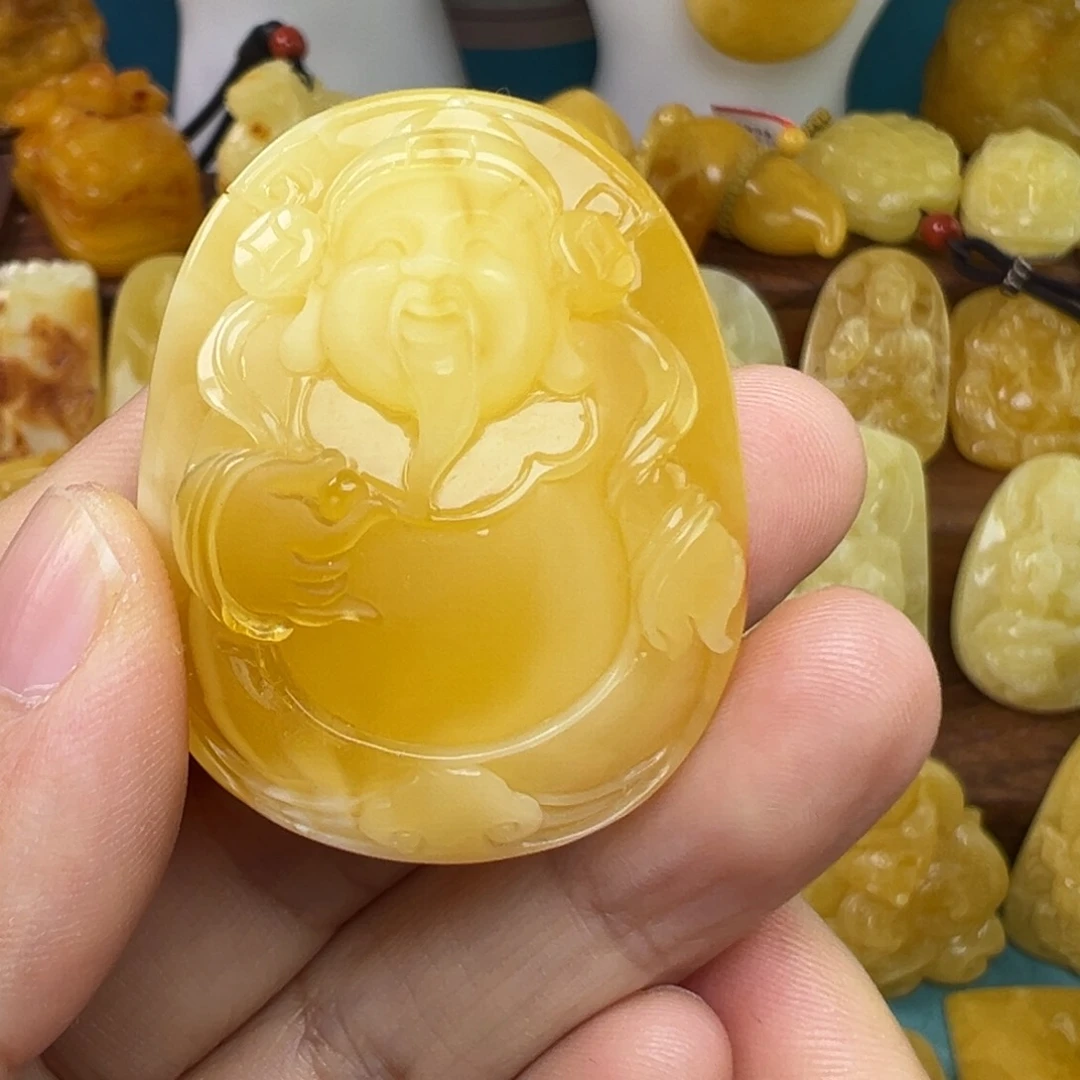 蜜蜡吊坠(不含链)未镶嵌