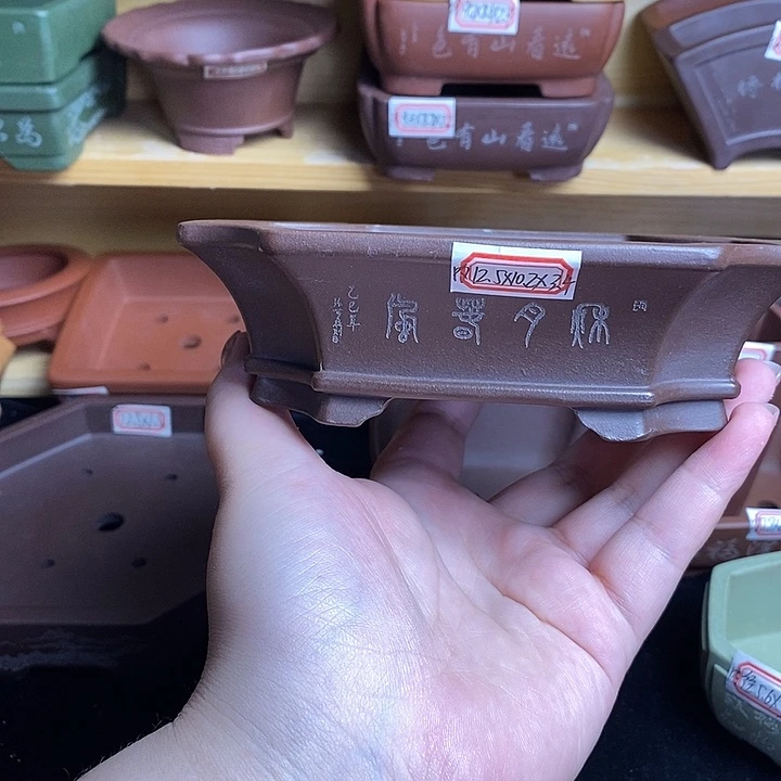 琉璃手工艺品宜兴紫砂精品花盆