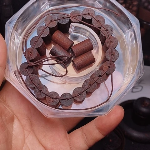 嘉***华木1.0坦克珠缅甸小叶降真香24颗