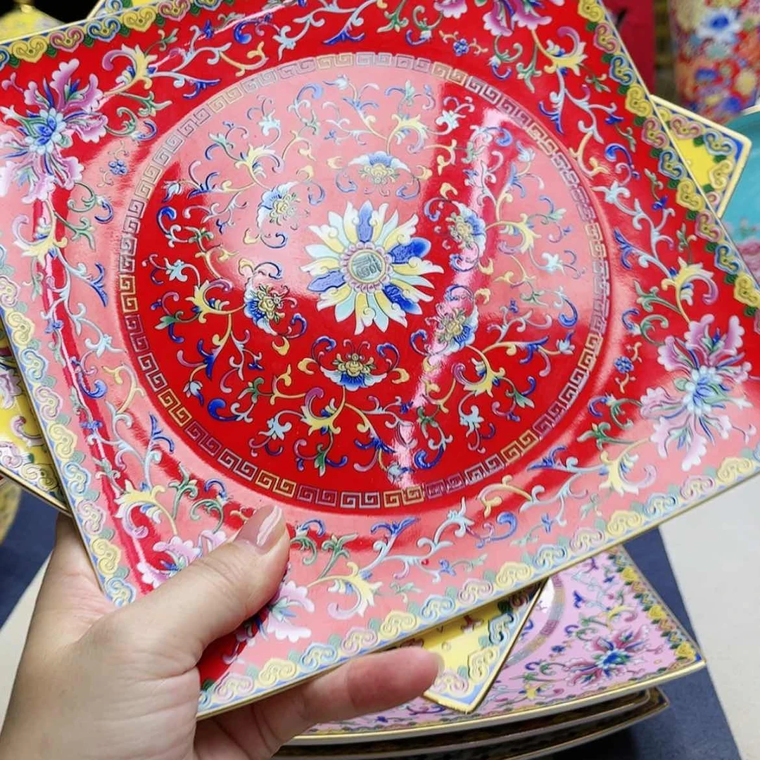 【闪购商品】珐琅8寸2个………………
