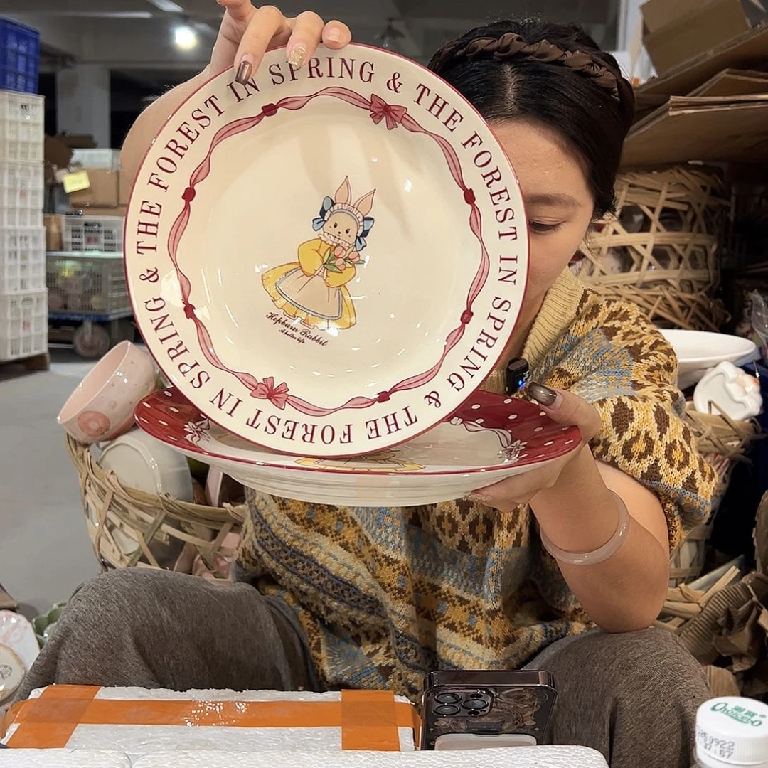 潮州陶瓷工厂微瑕9寸10寸