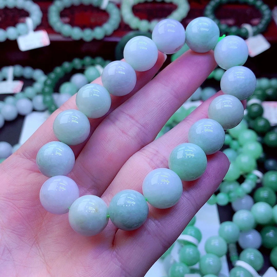 翡翠未镶嵌毛衣链