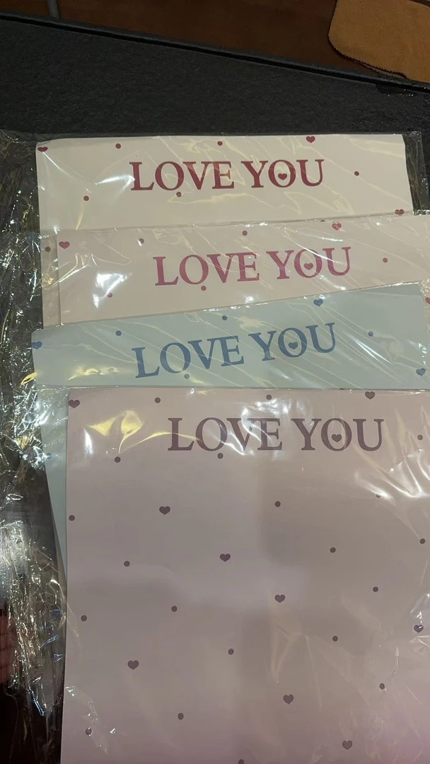 【1帮1】七夕新品爱的初心100克牛皮纸鲜花花束包装纸资材