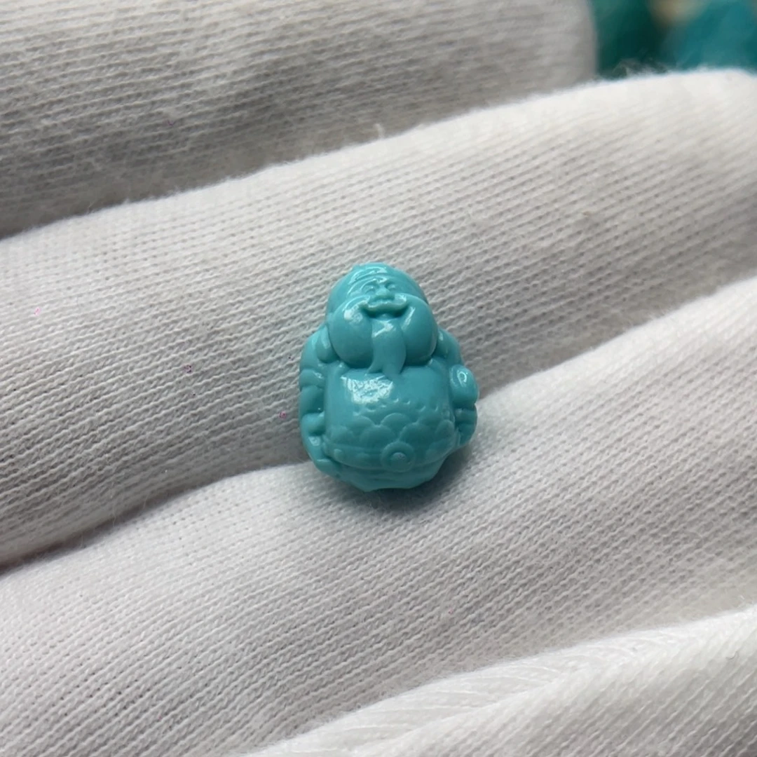 绿松石未镶嵌颈饰卡10.5-13-6