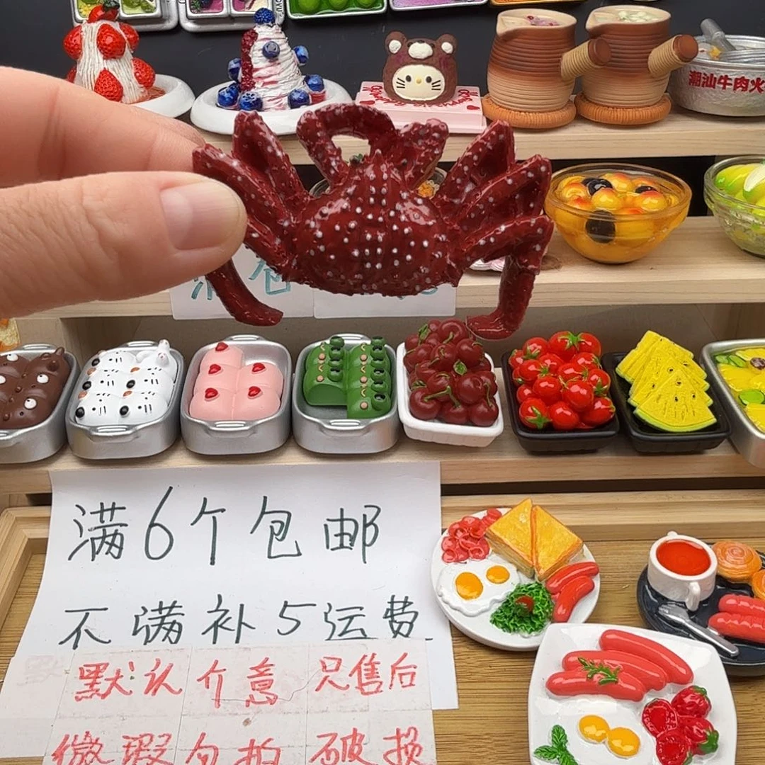 合成树脂食玩冰箱贴 凭开箱视频售后