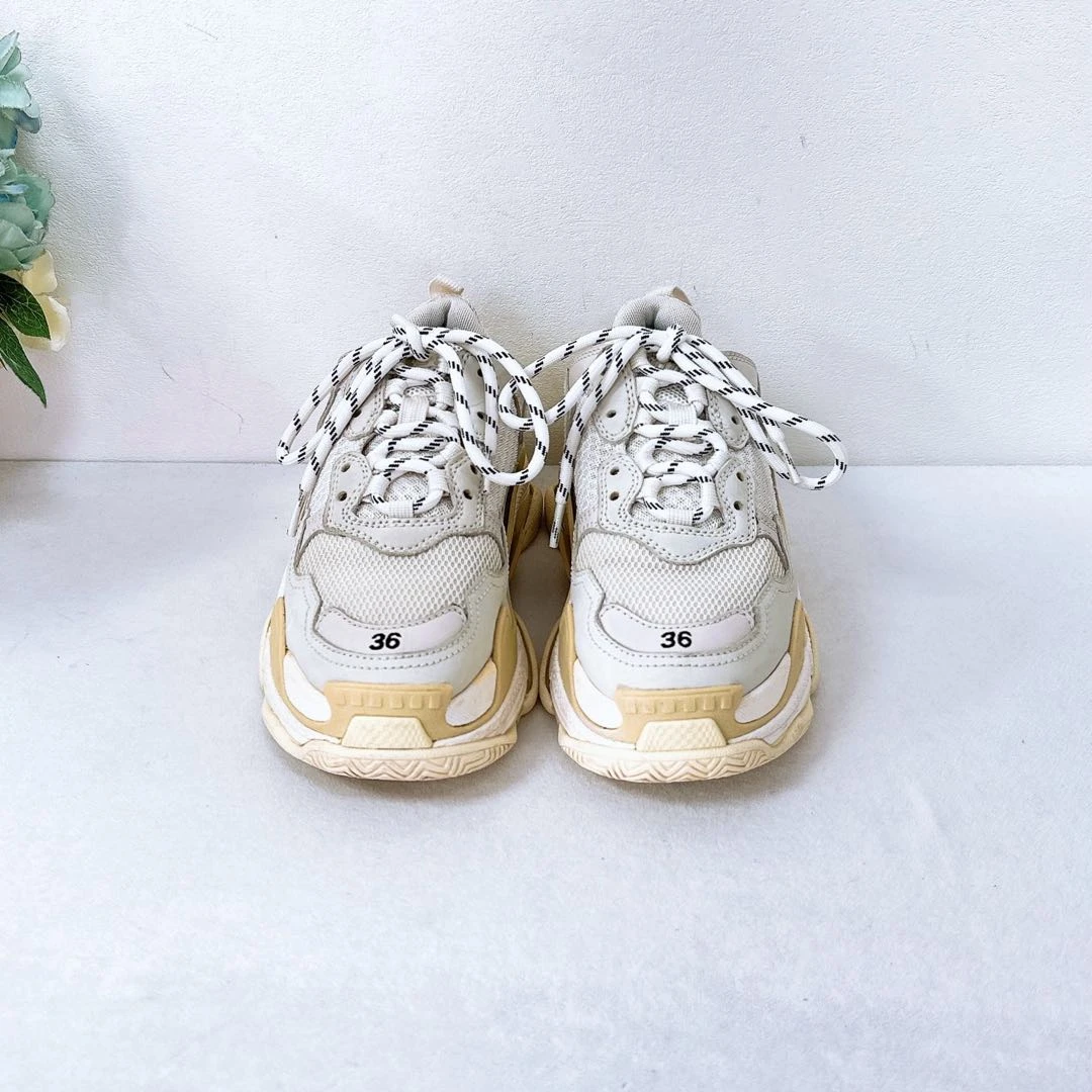 95新 Balenciaga/巴黎世家 老爹鞋/36码/TT1204