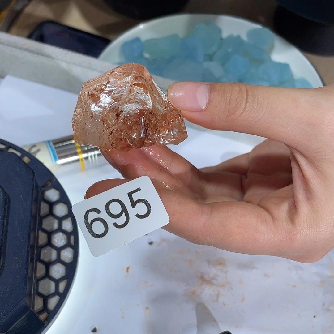 水晶珠宝半成品未镶嵌